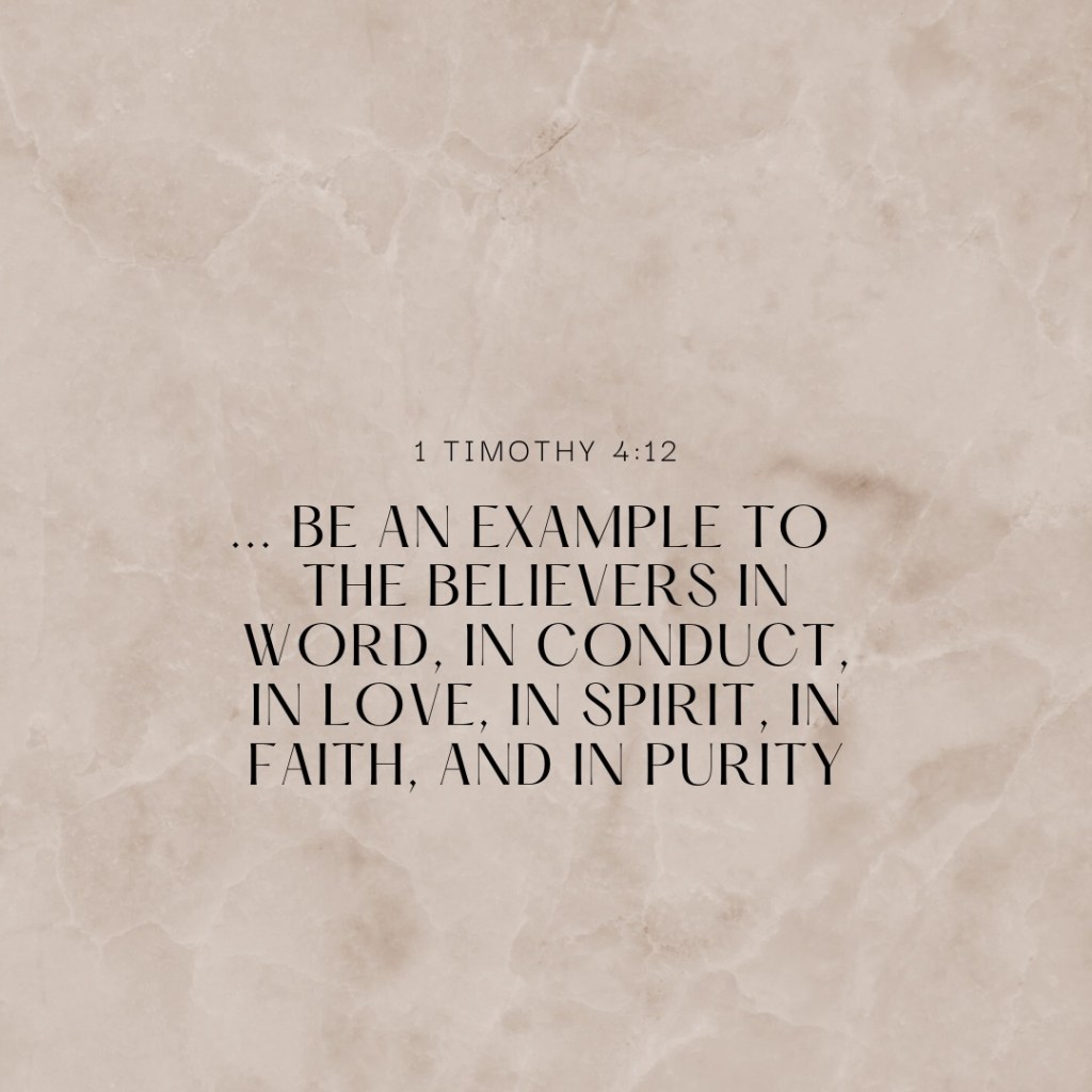 Be An Example To The Believers, Even When No One is&nbsp;Watching